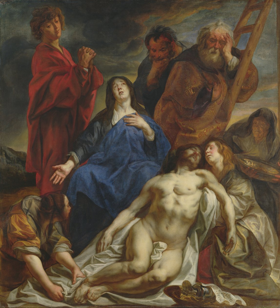 Valituslaulu, n. 1650 tekijältä Jacob Jordaens