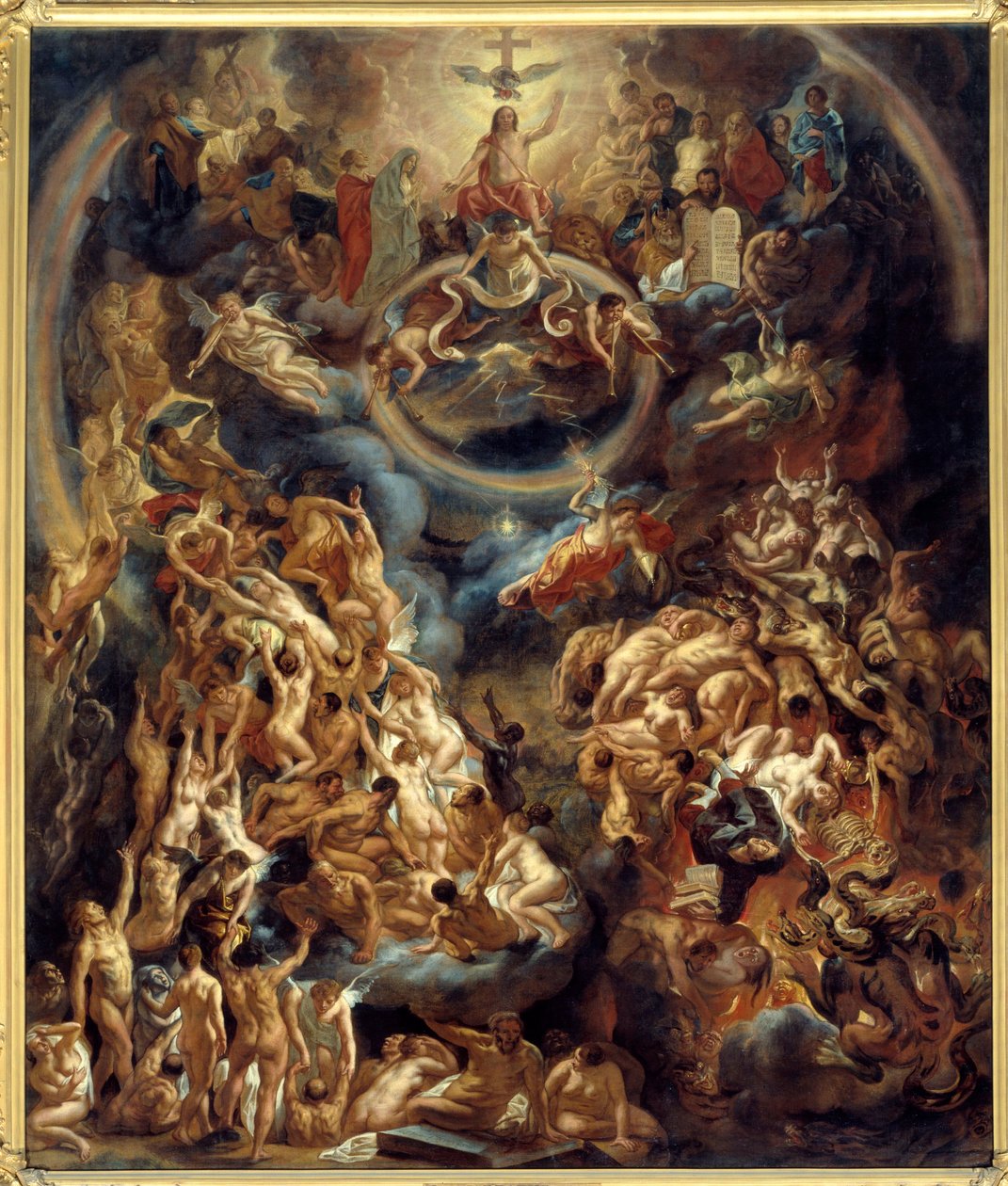Jacob Jordaensin (1593-1678) viimeinen tuomiomaalaus 1653 su. 3,91 x 3 m tekijältä Jacob Jordaens