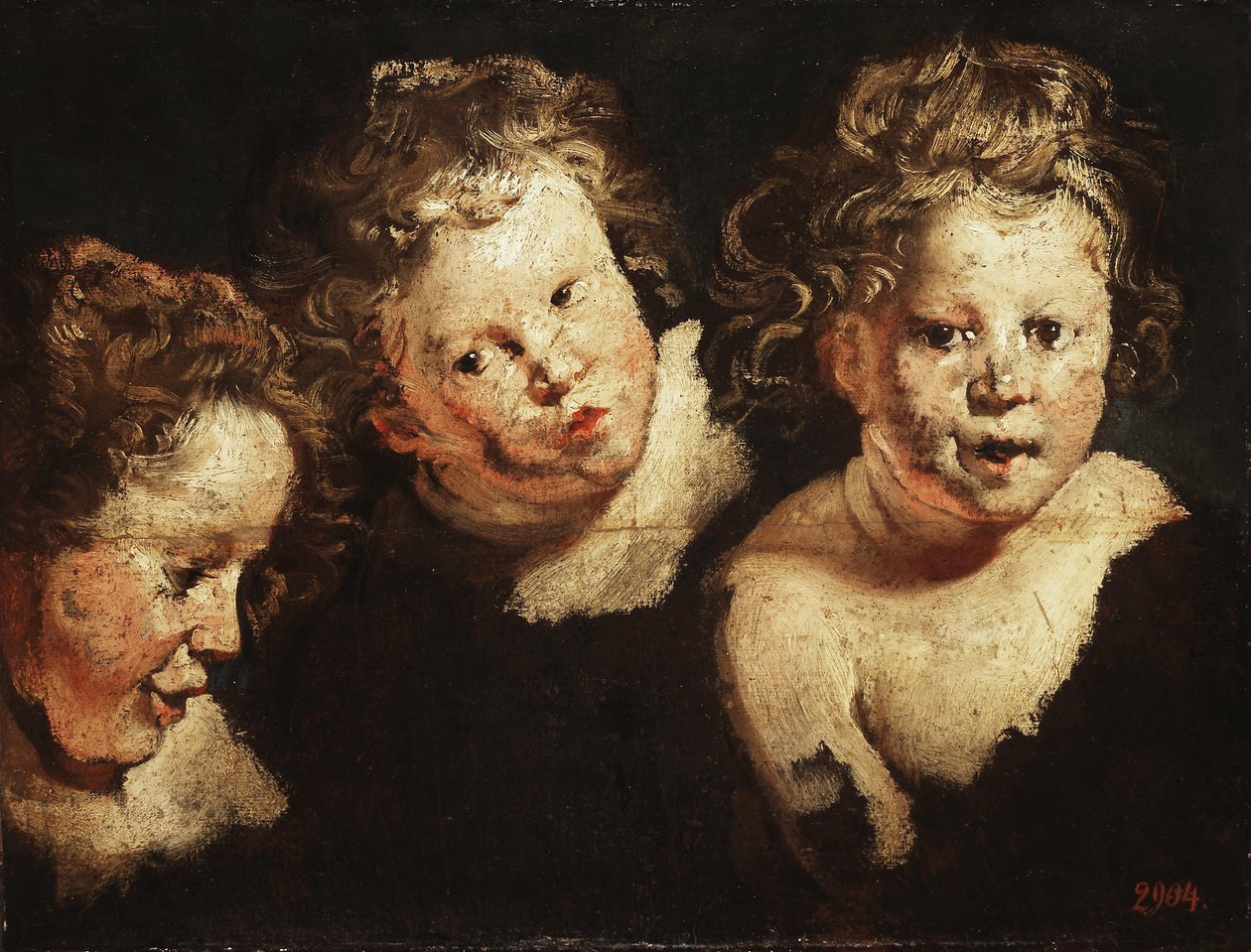 Kolme tutkimusta lapsen päästä tekijältä Jacob Jordaens