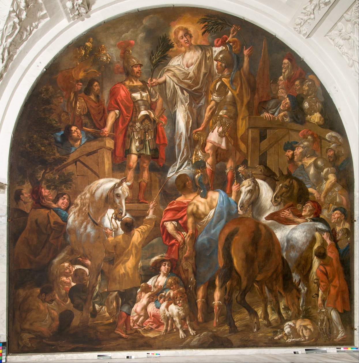 Rauha roomalaisten ja batavalaisten välillä tekijältä Jacob Jordaens the elder
