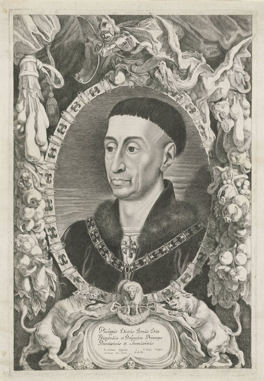 Philip de Goeden muotokuva Dukes of Burgundy (sarjan nimi) tekijältä Jacob Louys