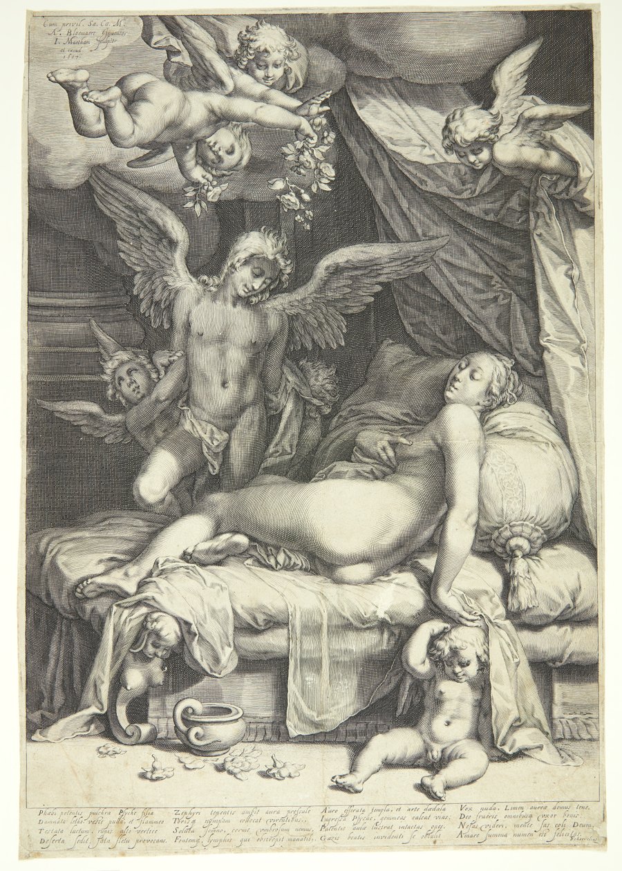 Cupid ja Psyche tekijältä Jacob Matham