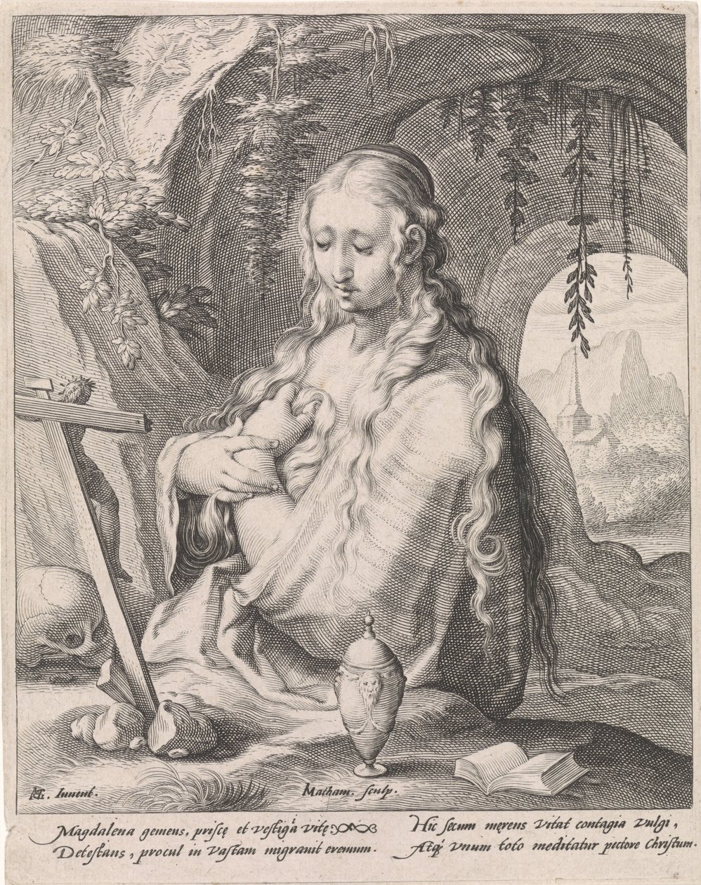 Maria Magdalena Boetawardille tekijältä Jacob Matham