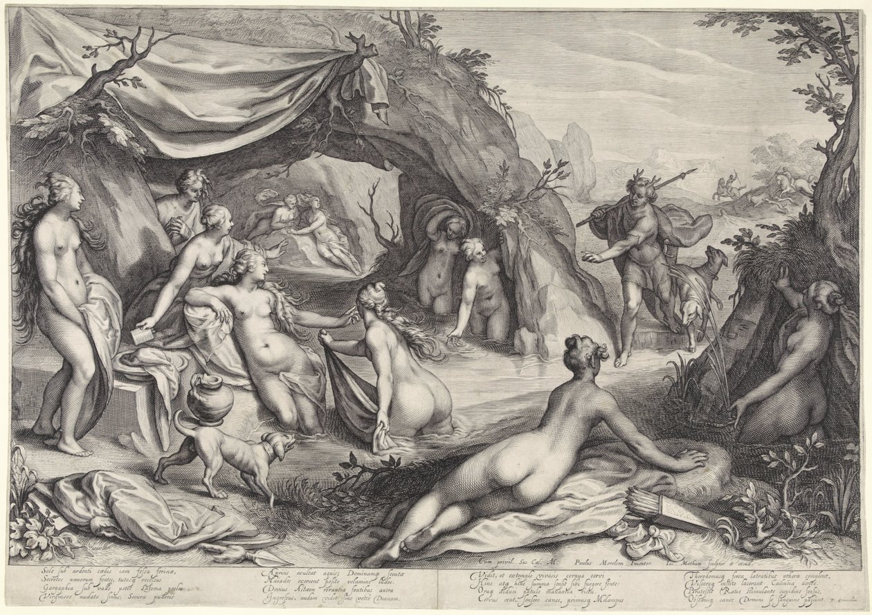 Diana Actaeonissa tekijältä Jacob Matham