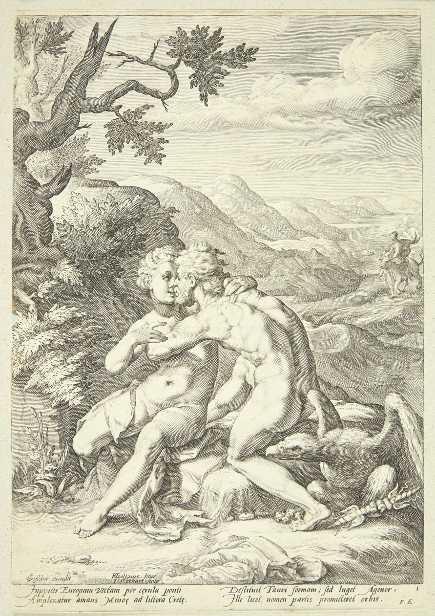 Jupiter ja Europa tekijältä Jacob Matham