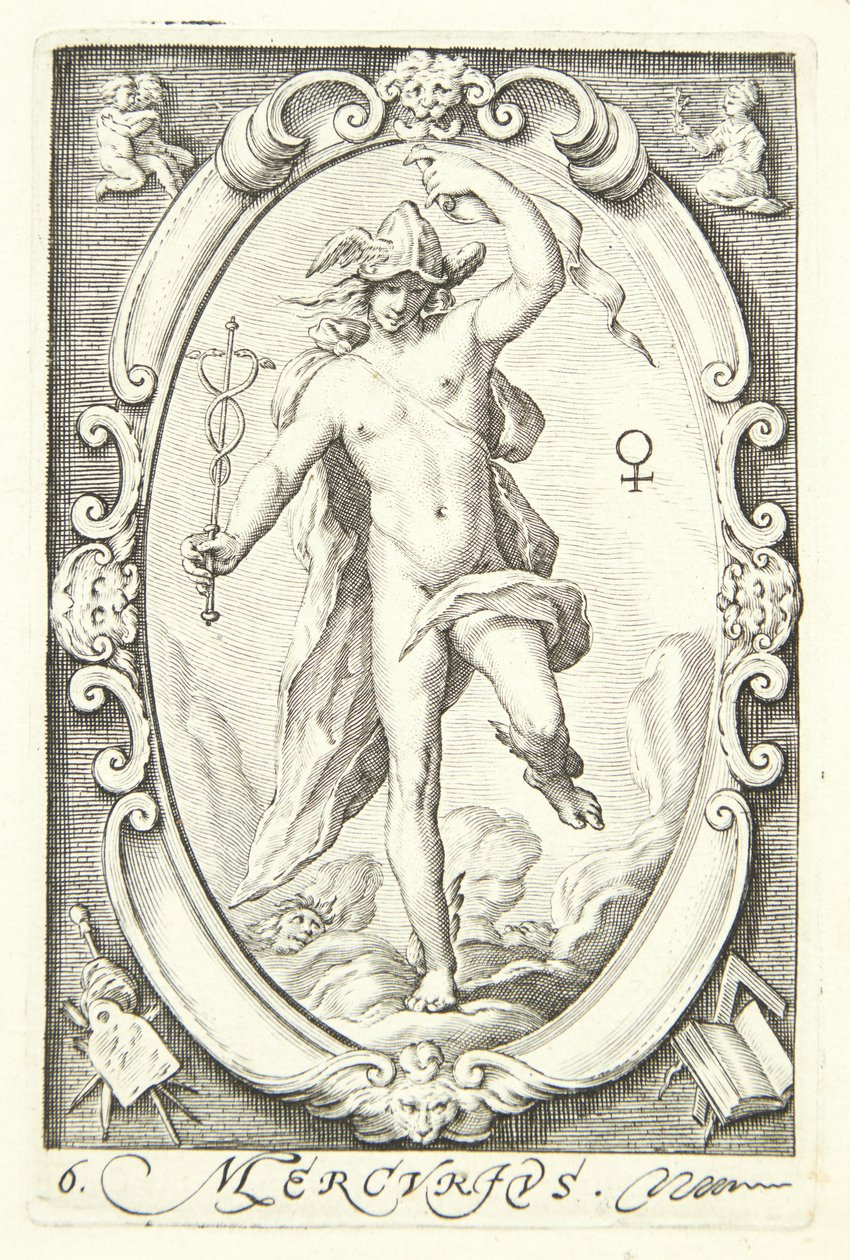 Merkurius tekijältä Jacob Matham