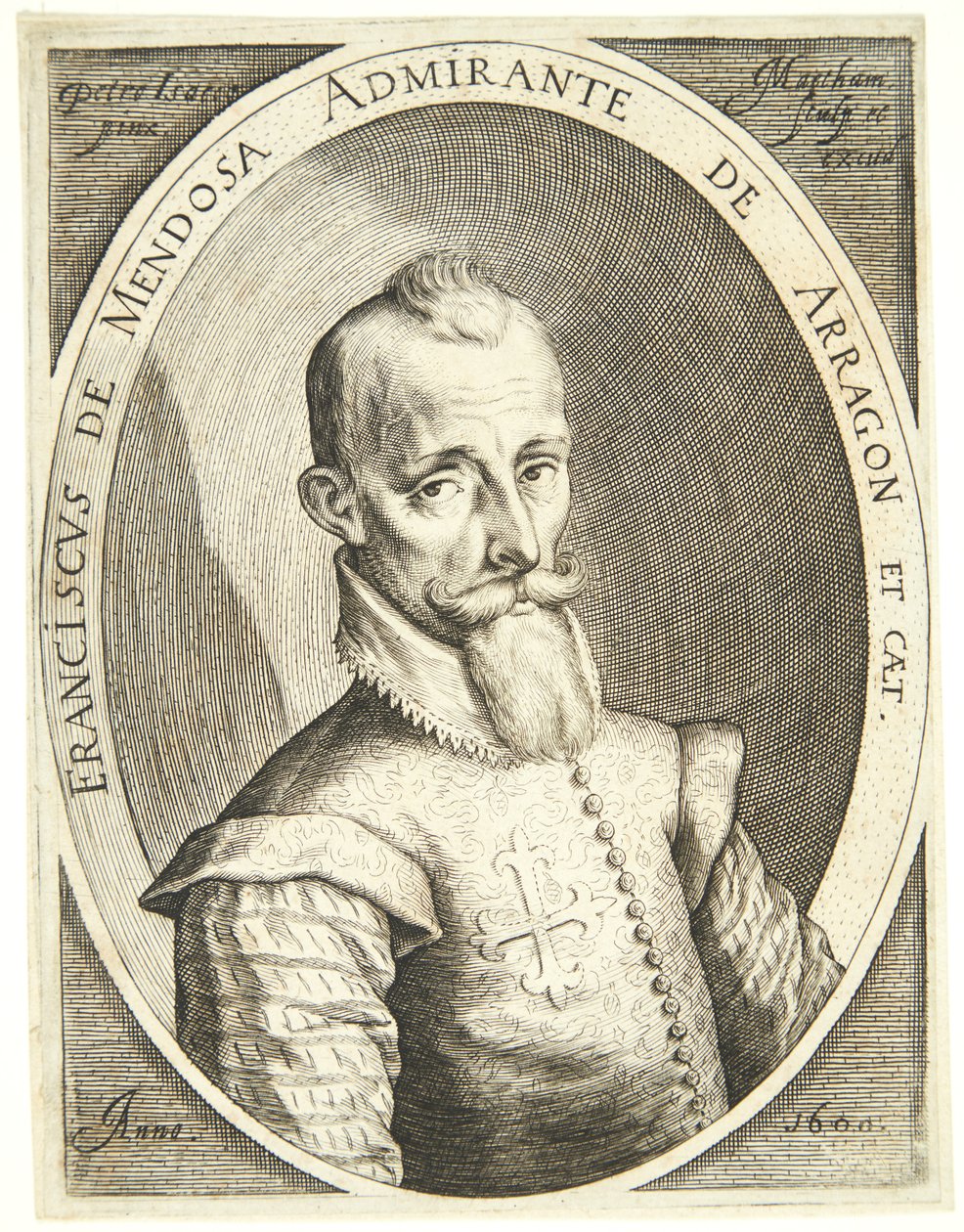 Francisco Mendozan muotokuva tekijältä Jacob Matham