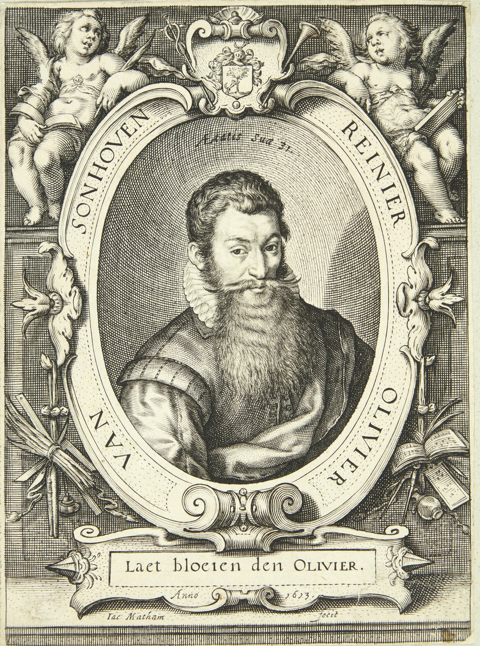 Reinier Olivier van Sonhovenin muotokuva tekijältä Jacob Matham