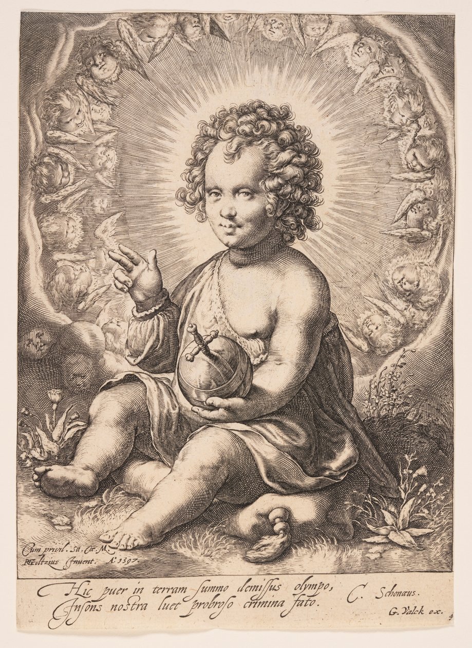 Salvator Mundi tekijältä Jacob Matham