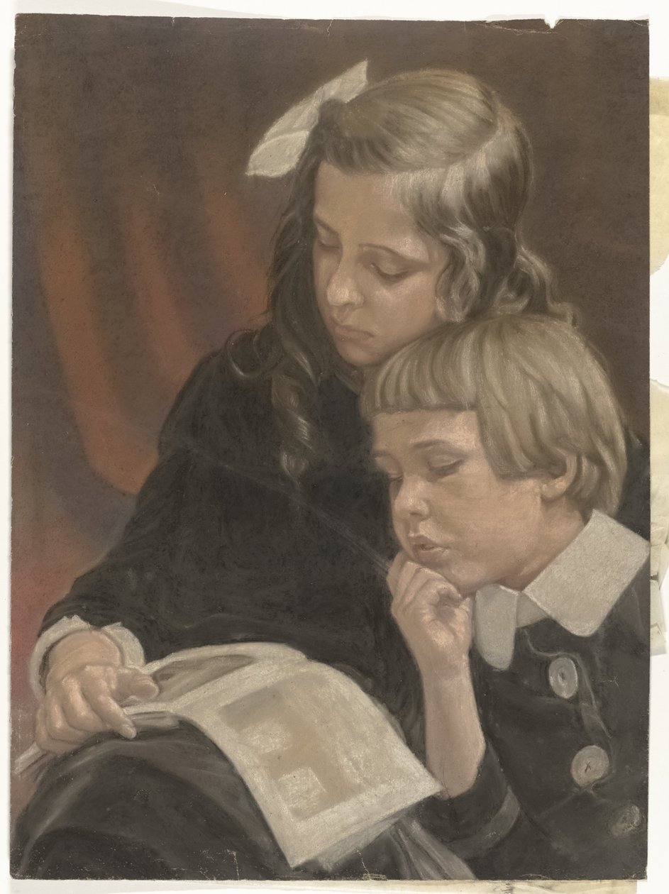 Portret van Mies en Co Merkelbach tekijältä Jacob Merkelbach