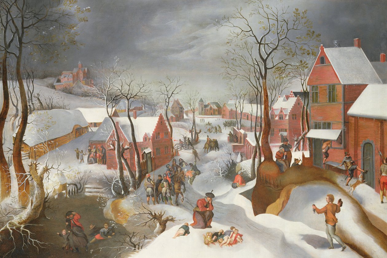 The Massacre of the Innocents (oli sobre taula)finès tekijältä Jacob & Mostaert Gillis (1534 98) Grimmer