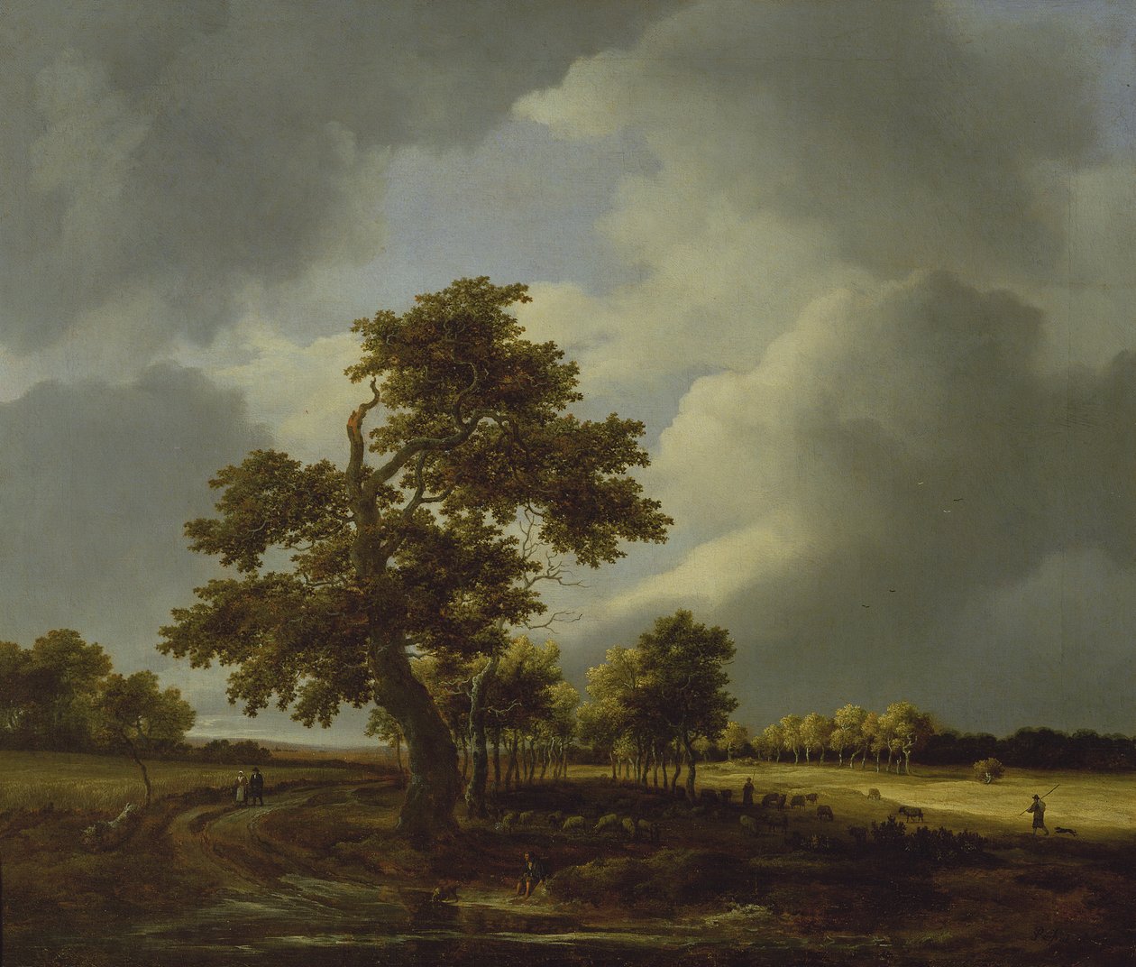 Maisema tekijältä Jacob van Ruisdael
