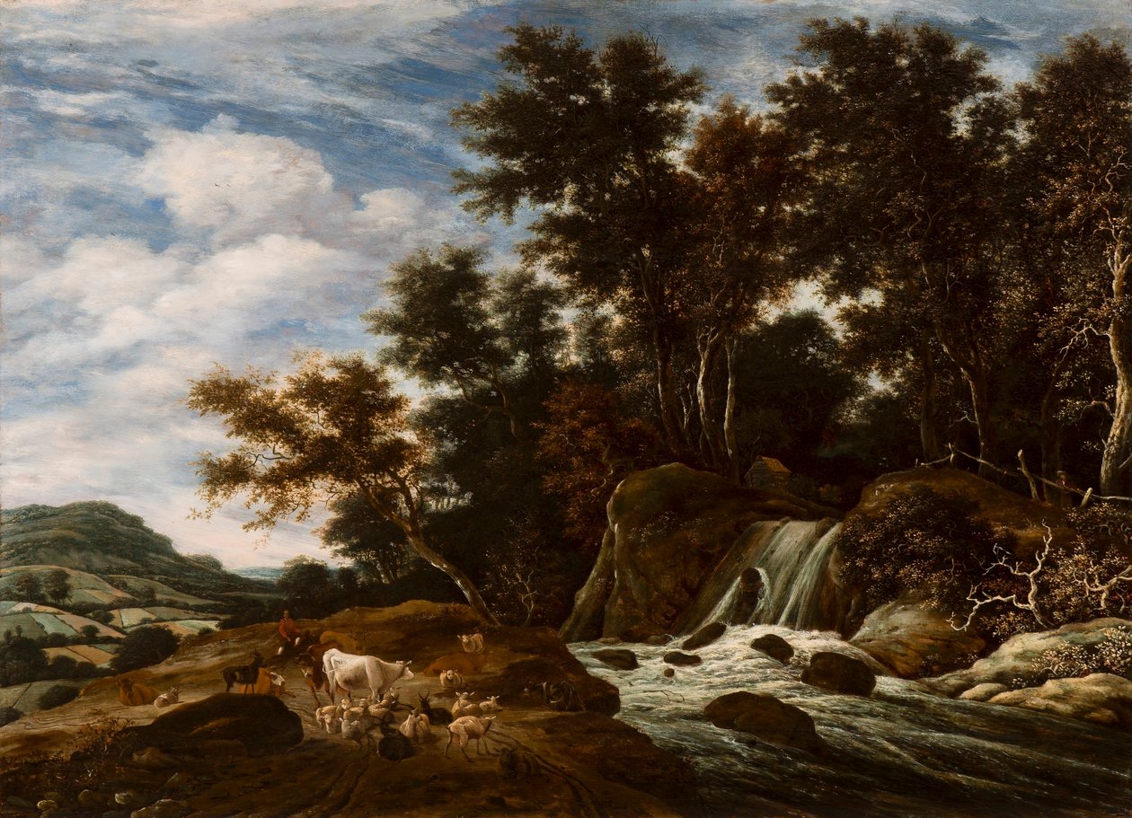 Cascade tekijältä Jacob Salomonsz van Ruysdael