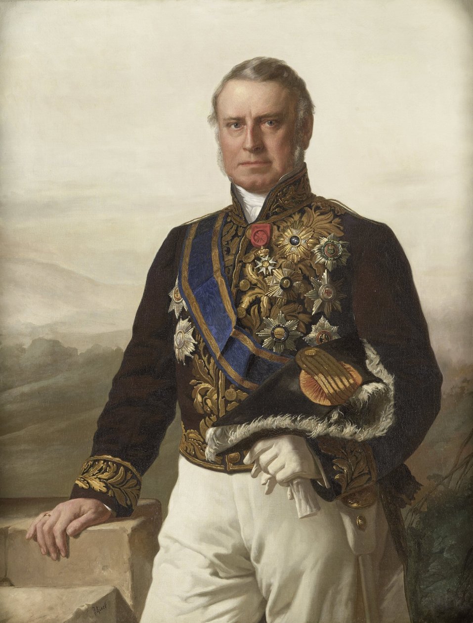 Charles Ferdinand Pahud (1803-73). Kenraalikuvernööri (1855-1861) tekijältä Jacob Spoel