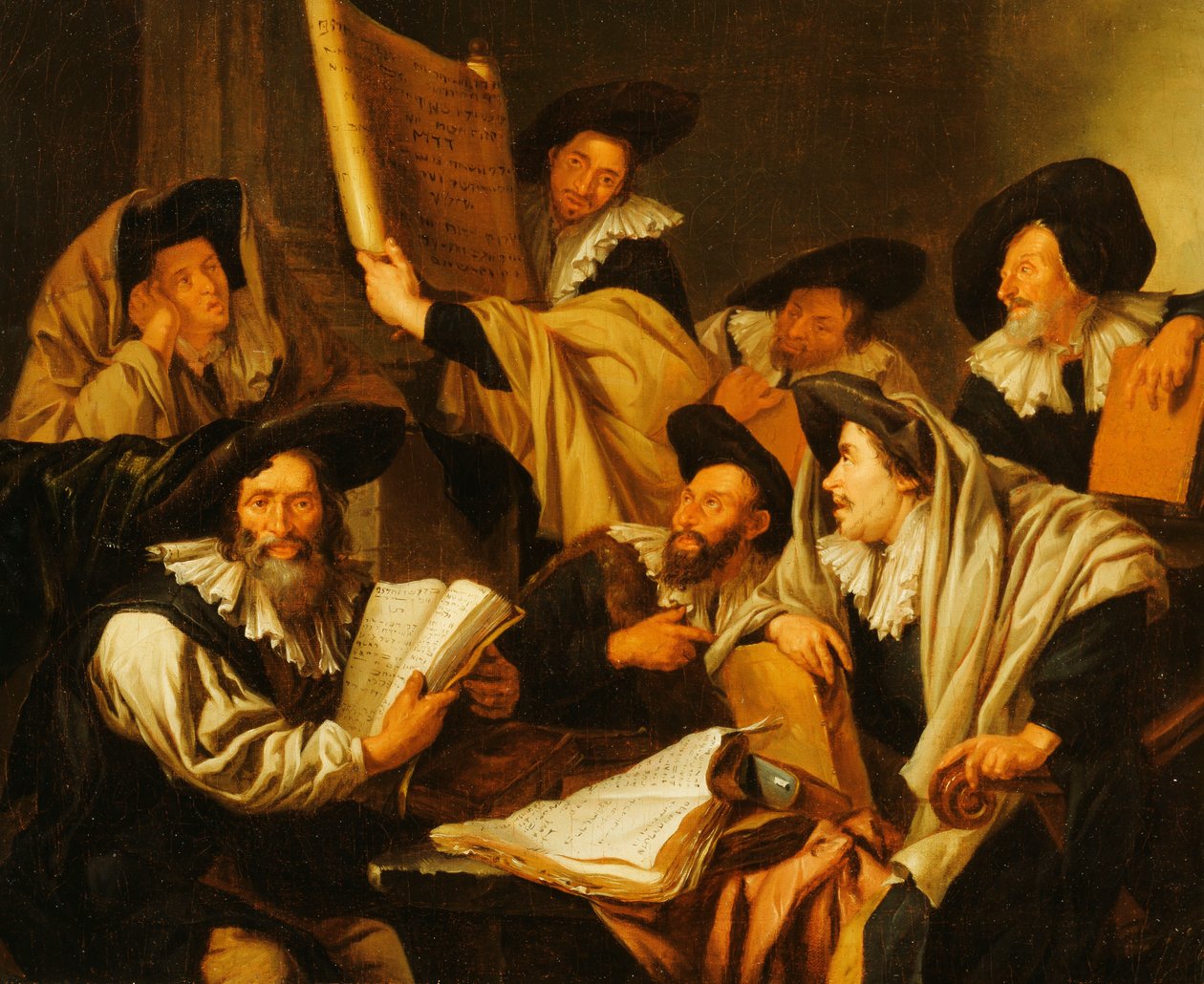 Rabbininen kiista, tekijältä Jacob Toorenvliet
