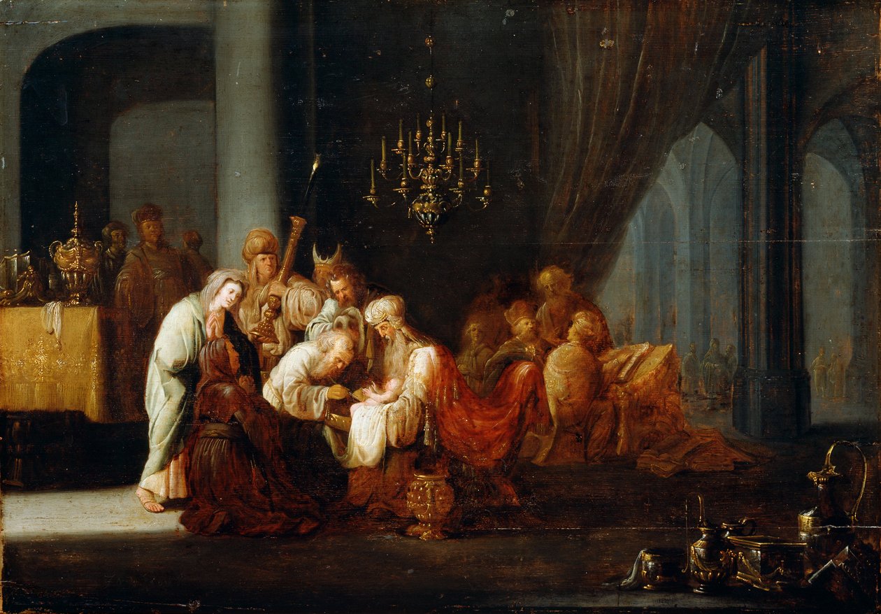 "Ympärileikkaus", 1600-luku tekijältä Jacob Willemsz de Wet the Elder