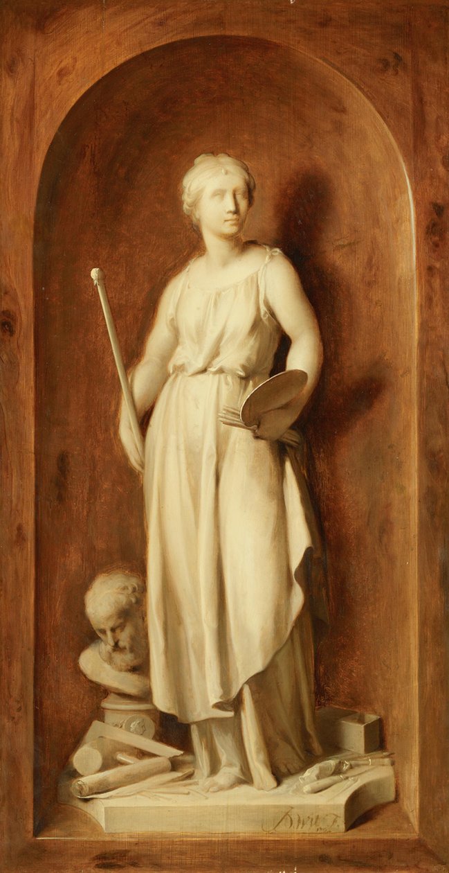 Pictura, maalaustaiteen allegoria tekijältä Jacob de Wit