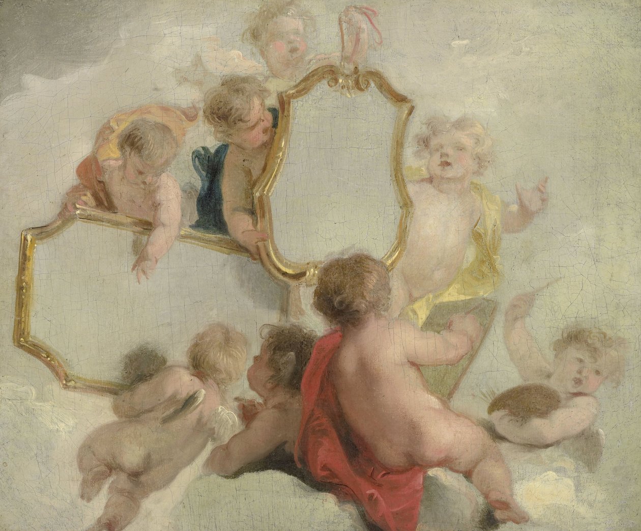 Putti peileillä tekijältä Jacob de Wit