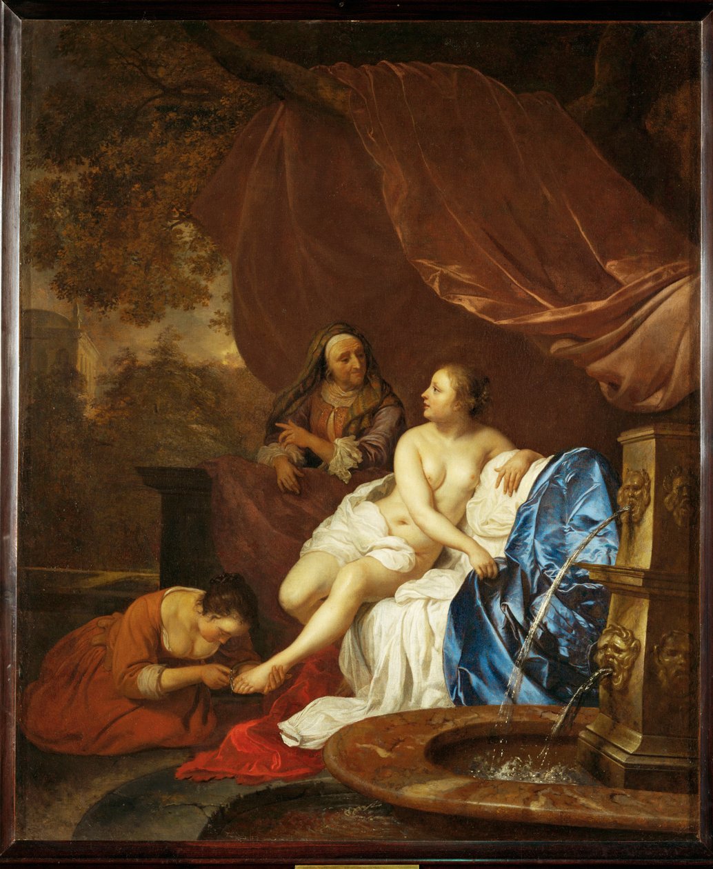 Bethsabe au bain - Bathseba kylvyssä ... tekijältä Jacob or Jacques van Loo