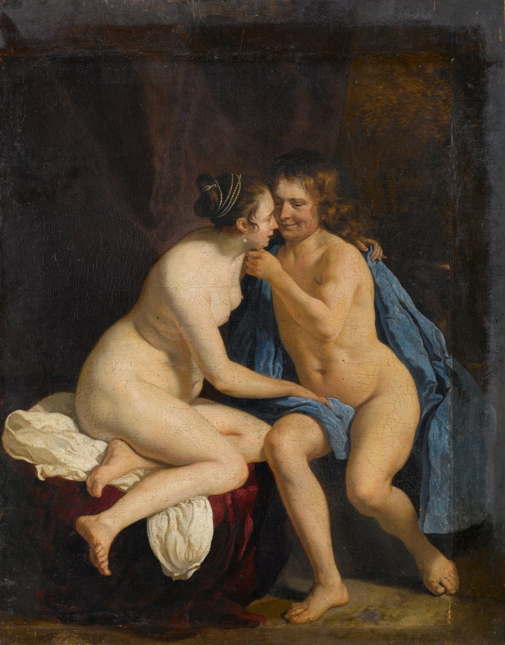Rakastajat tekijältä Jacob van Loo (attributed to)