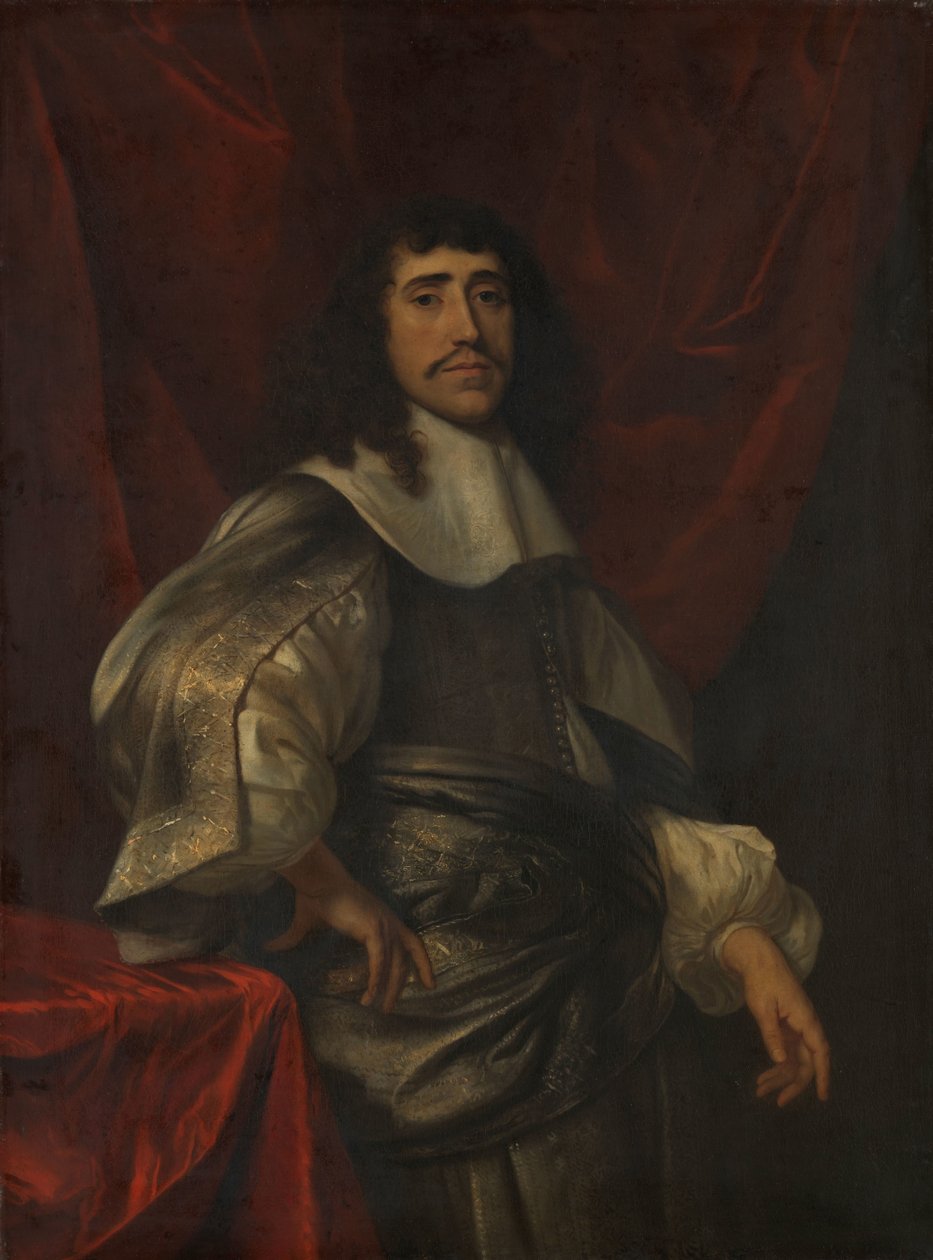 Miehen muotokuva, jonka uskotaan olevan Christoffel van Gangelt, Lucretia Boudaenin toinen aviomies tekijältä Jacob van Loo (attributed to)