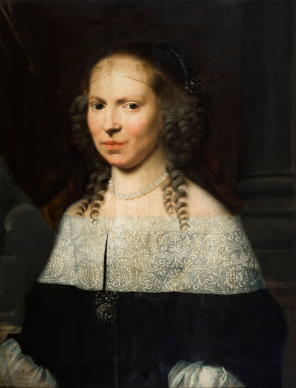 Anna Goosin muotokuva (1627-1691) tekijältä Jacob van Reesbroeck