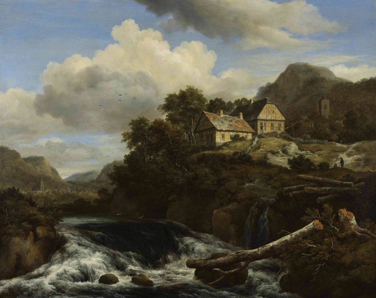 Vesiputous tekijältä Jacob van Ruisdael
