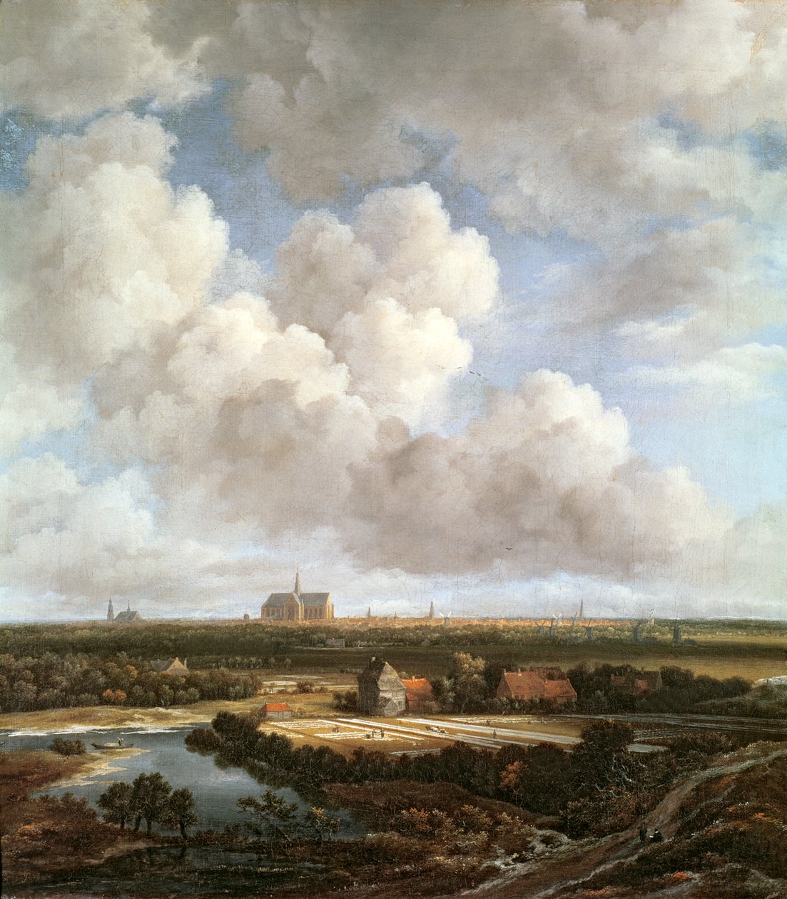 Valkaisualue maaseudulla lähellä Haarlemia, 1670 tekijältä Jacob van Ruisdael