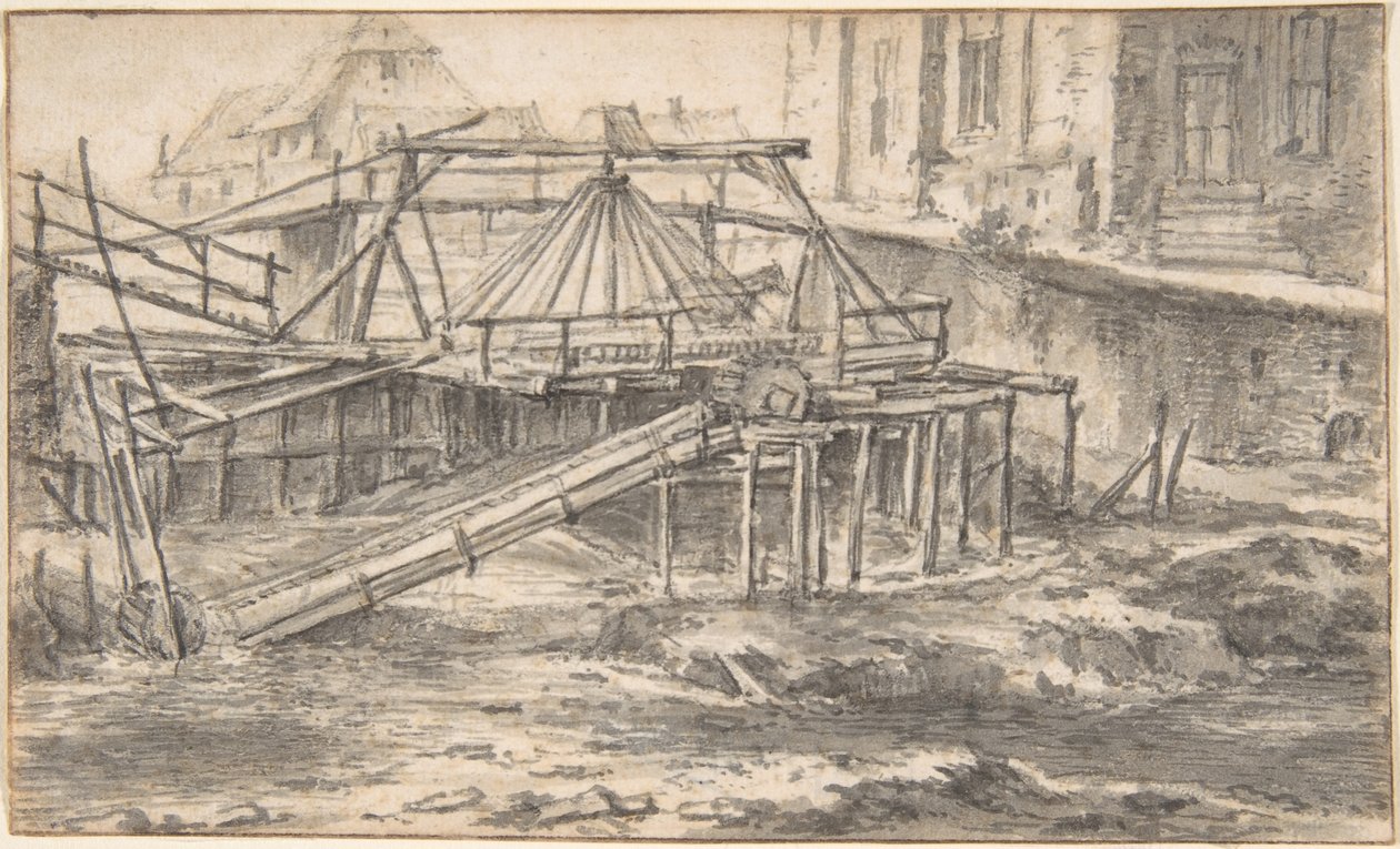 Kanavan ruoppaus tekijältä Jacob van Ruisdael