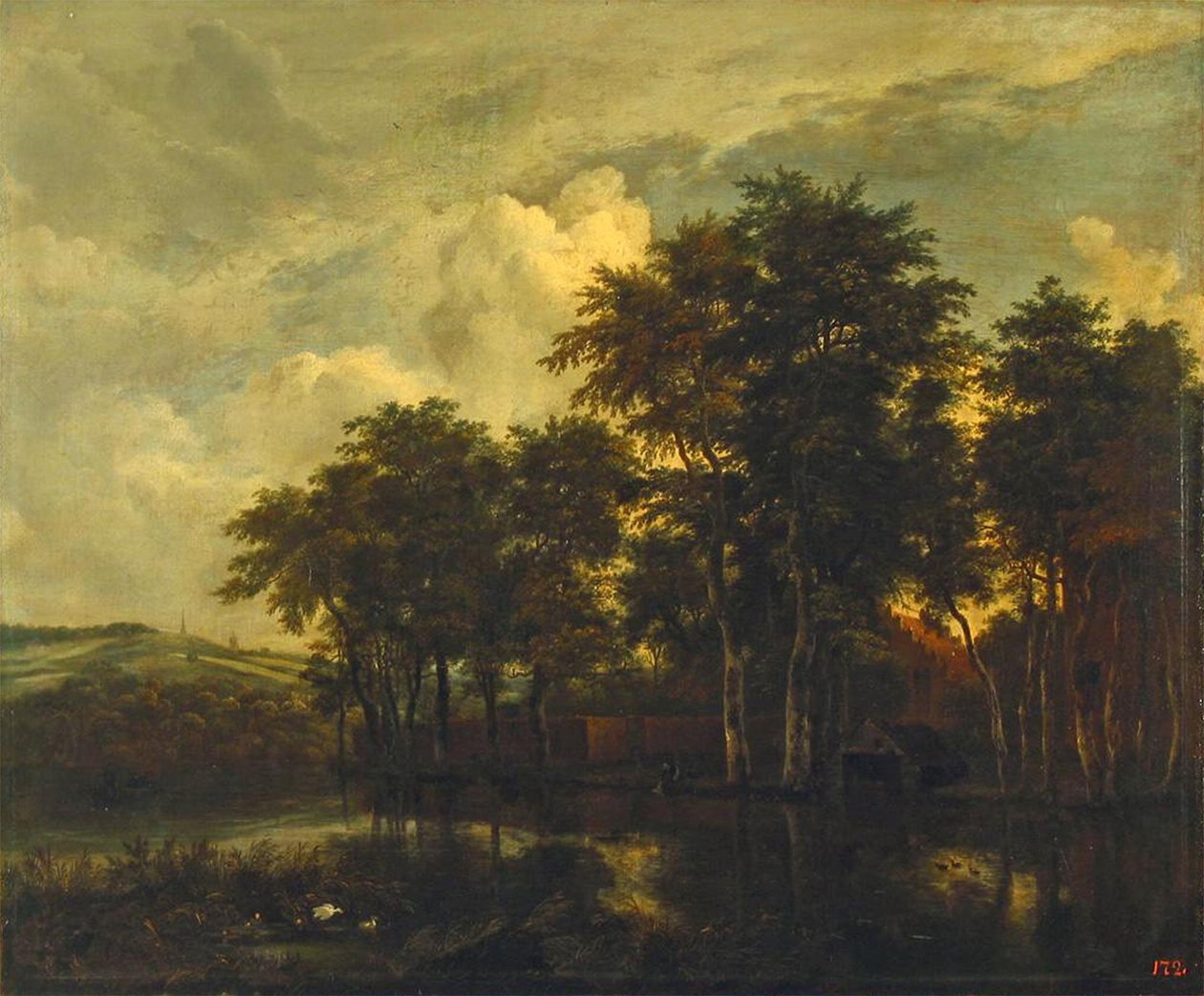 Maatila tekijältä Jacob van Ruisdael