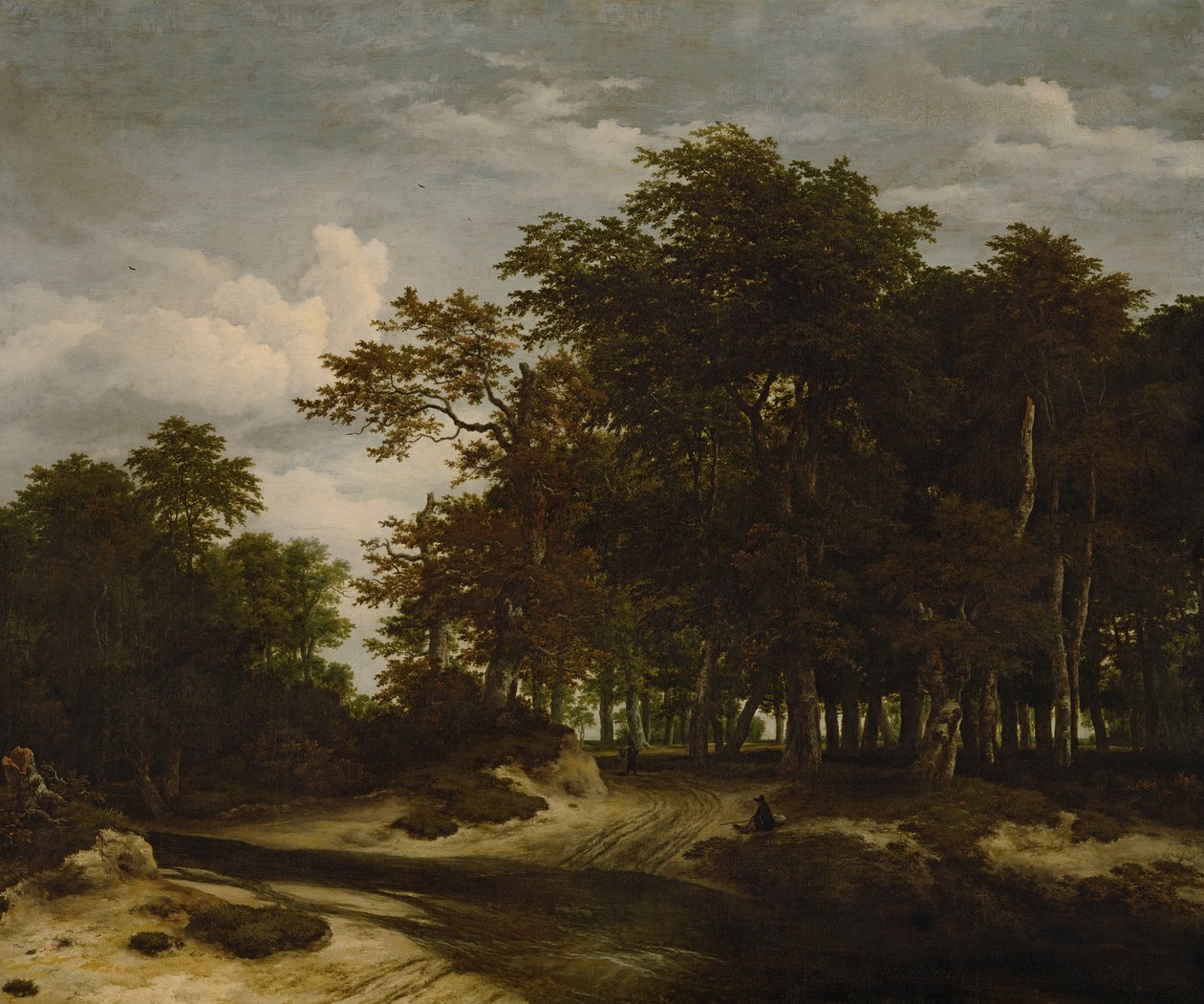 Suuri metsä, n. 1660 tekijältä Jacob van Ruisdael