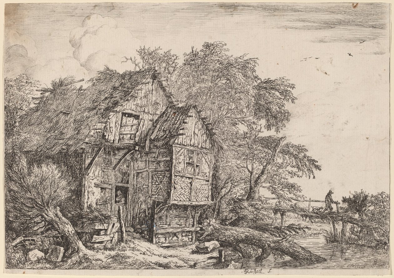 Pikku silta tekijältä Jacob van Ruisdael