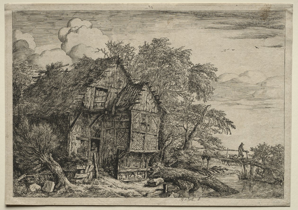 Pikku silta tekijältä Jacob van Ruisdael