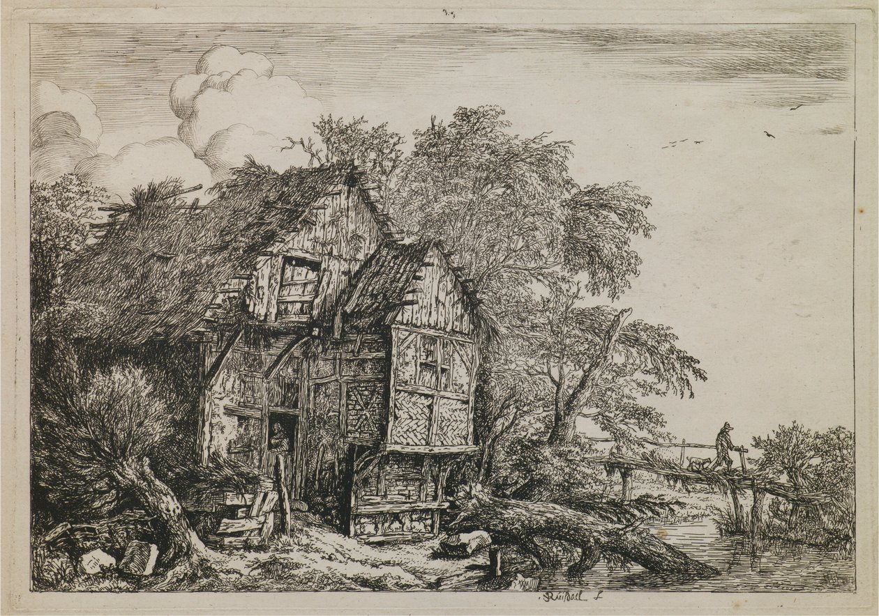 Pikku silta tekijältä Jacob van Ruisdael