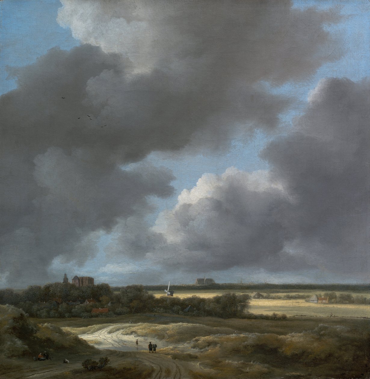 Näkymä Alkmaariin tekijältä Jacob van Ruisdael
