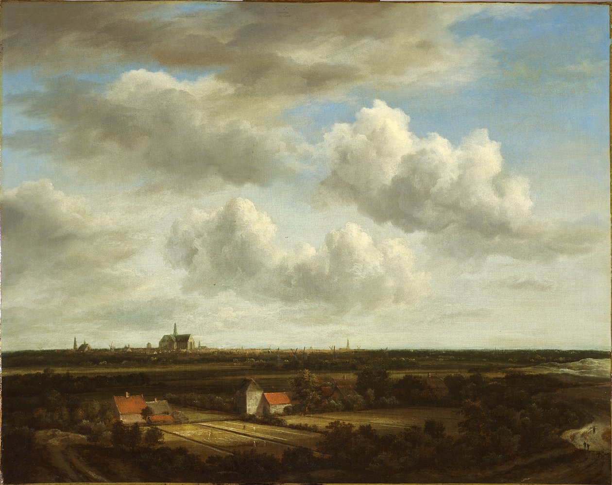 Näkymä valkaisukentille Haarlemin lähellä tekijältä Jacob van Ruisdael