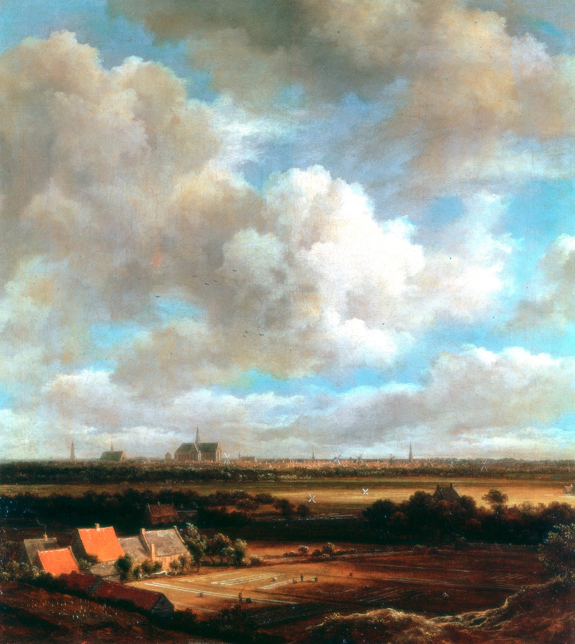 Näkymä Haarlemiin, 1670 tekijältä Jacob van Ruisdael