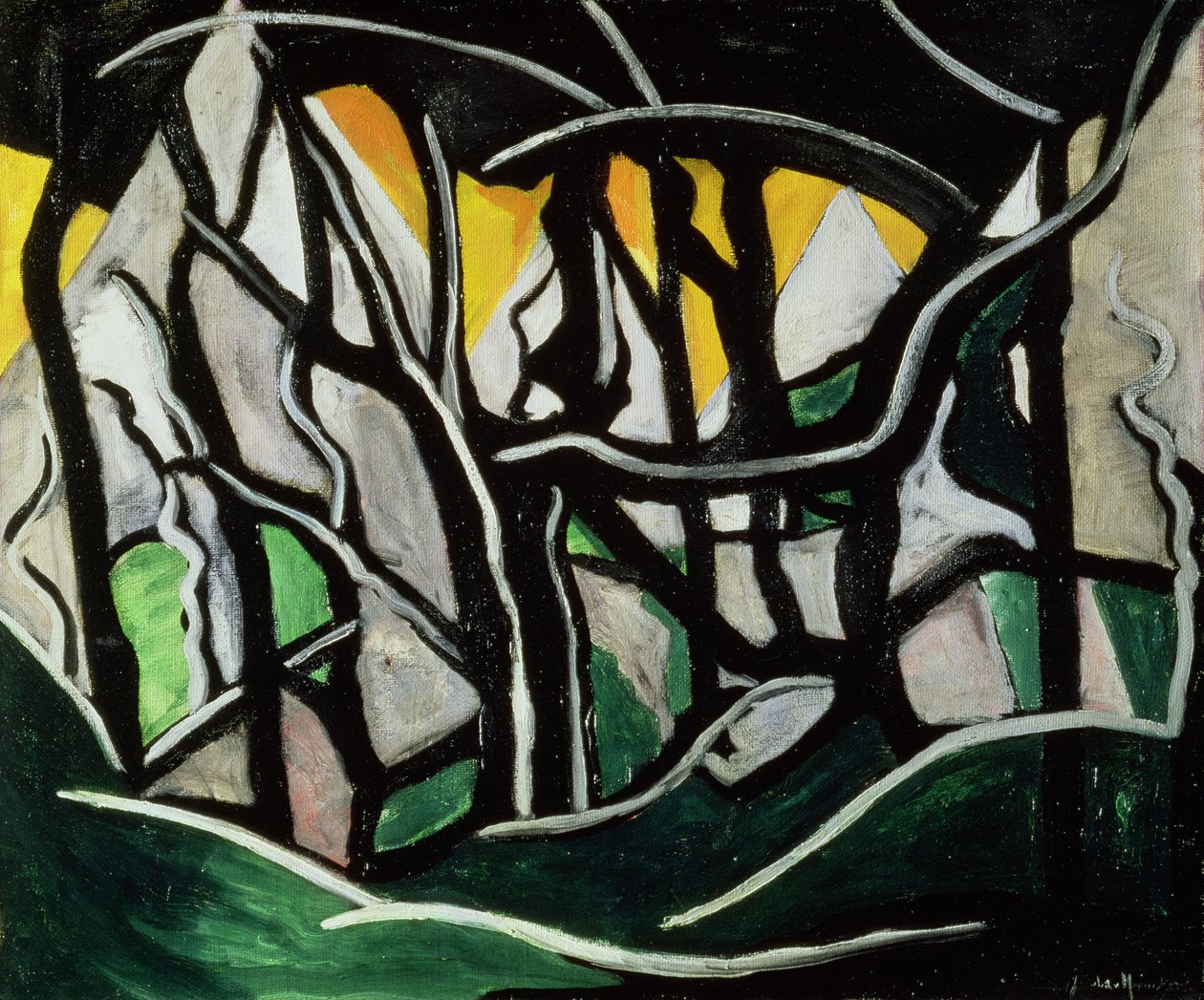 Maisema, 1915 tekijältä Jacoba Berendina van Heemskerck van Beest