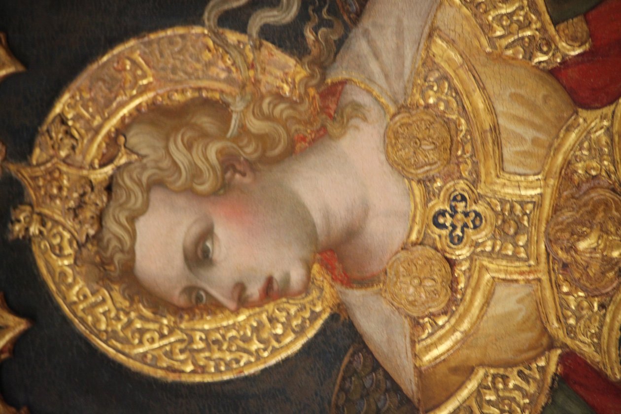 Oikeus arkkienkelien Mikaelin ja Gabrielin välillä tekijältä Jacobello del Fiore  
