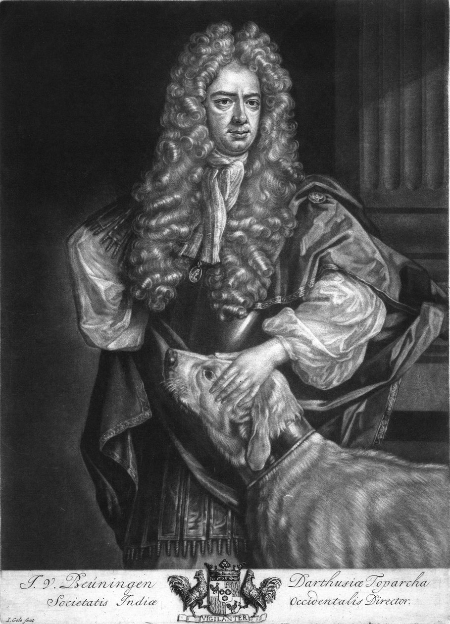 Jan van Beuningen (1667-1720) tekijältä Jacobus Gole