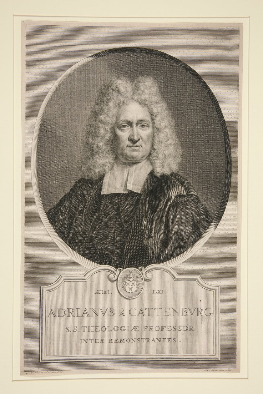 Adrianus ja Cattenburg tekijältä Jacobus Houbraken