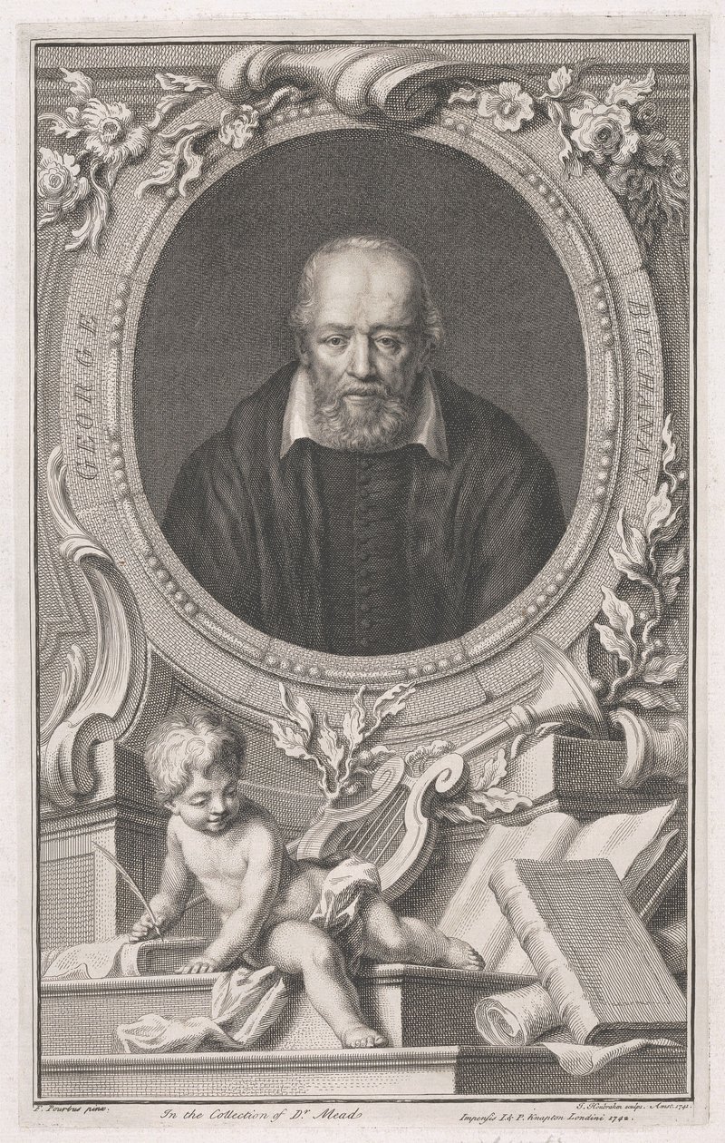George Buchanan tekijältä Jacobus Houbraken