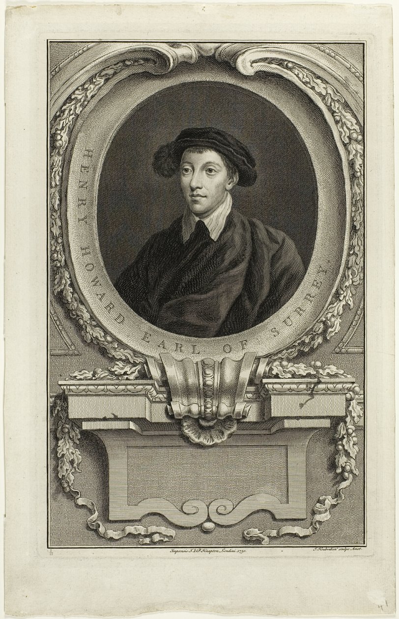 Henry Howard, Surreyn jaarli tekijältä Jacobus Houbraken