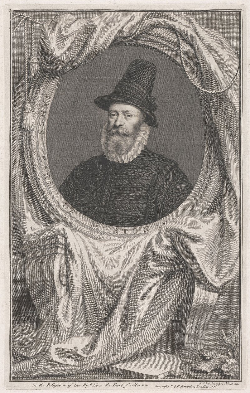 James Douglas, Mortonin neljäs jaarli, 1581 tekijältä Jacobus Houbraken