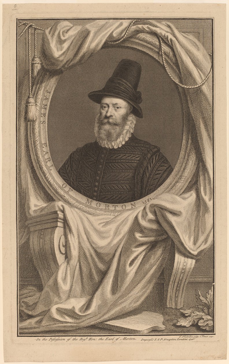 James, Earl of Morton tekijältä Jacobus Houbraken