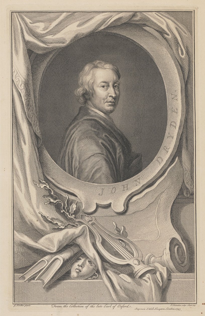 John Dryden tekijältä Jacobus Houbraken