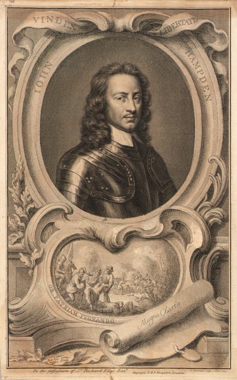 John Hampden tekijältä Jacobus Houbraken