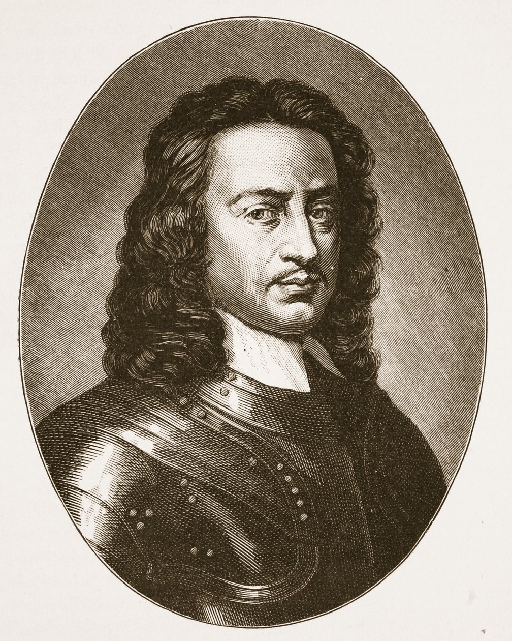 John Hampden, kuvitus teoksesta "The Church of England: A History for the People", H.D.M. Spence-Jones, julkaisu n. 1910 (seepiakuva). tekijältä Jacobus Houbraken