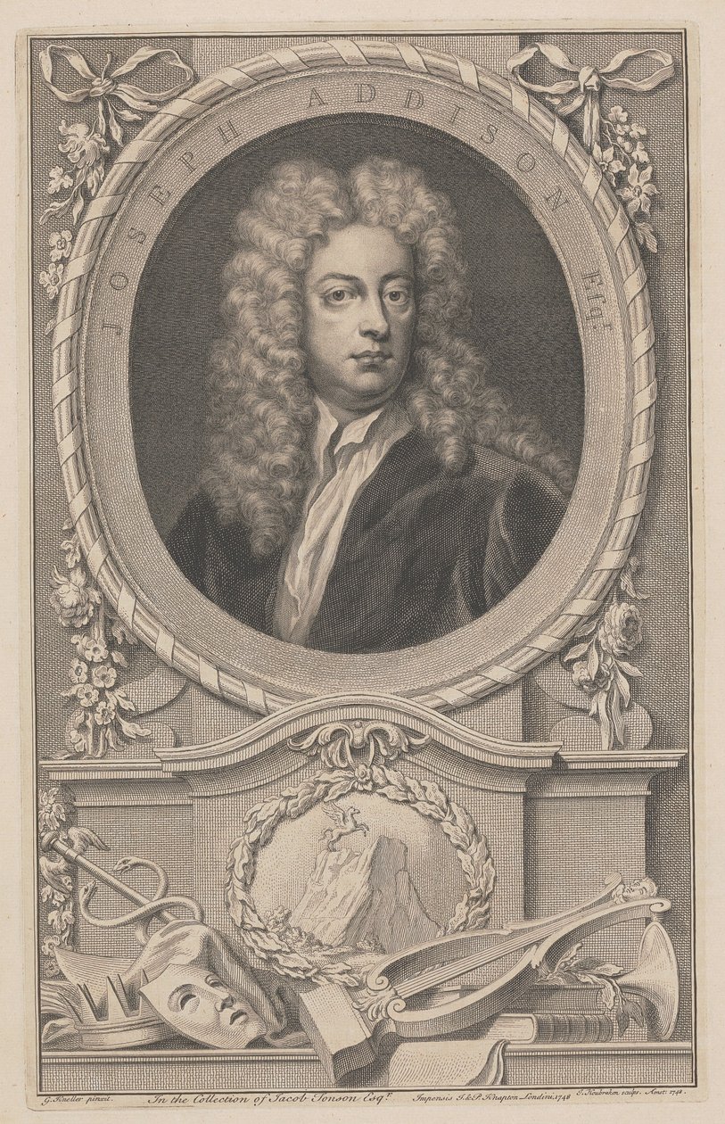 Joseph Addison, Esquire tekijältä Jacobus Houbraken