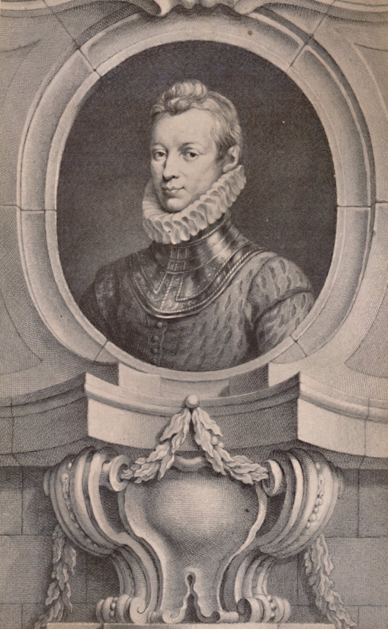 Sir Philip Sidney, englantilainen sotilas, valtiomies ja runoilija, c1744 1894 tekijältä Jacobus Houbraken